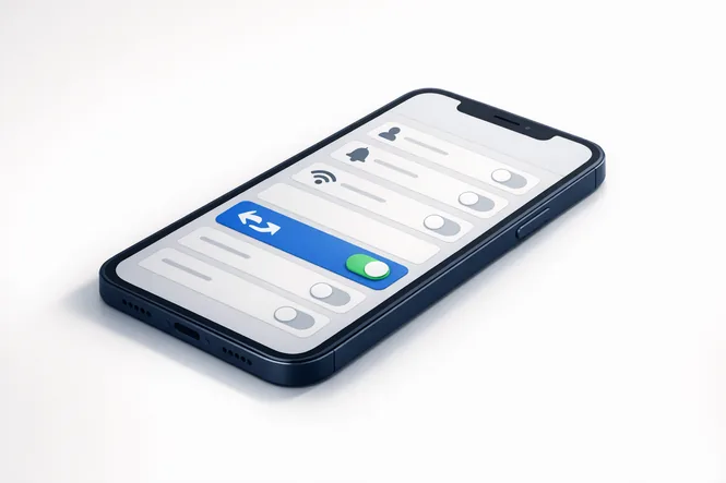 Smartphone-Einstellungen für Rufweiterleitung